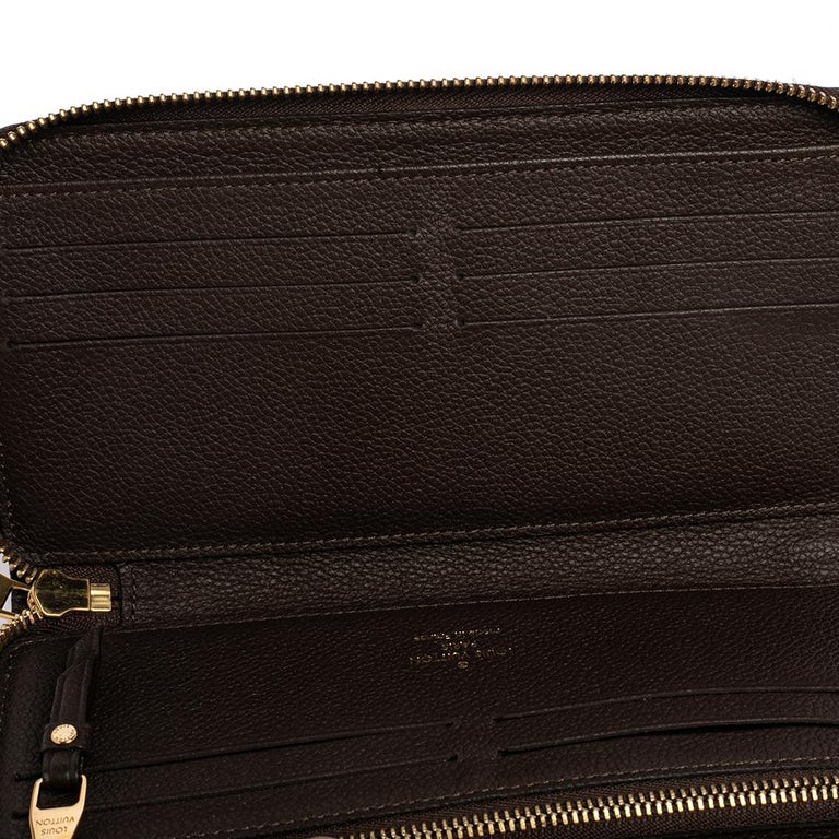 New With Receipt Louis Vuitton Secrete Empreinte Terre Monogram Long Wallet