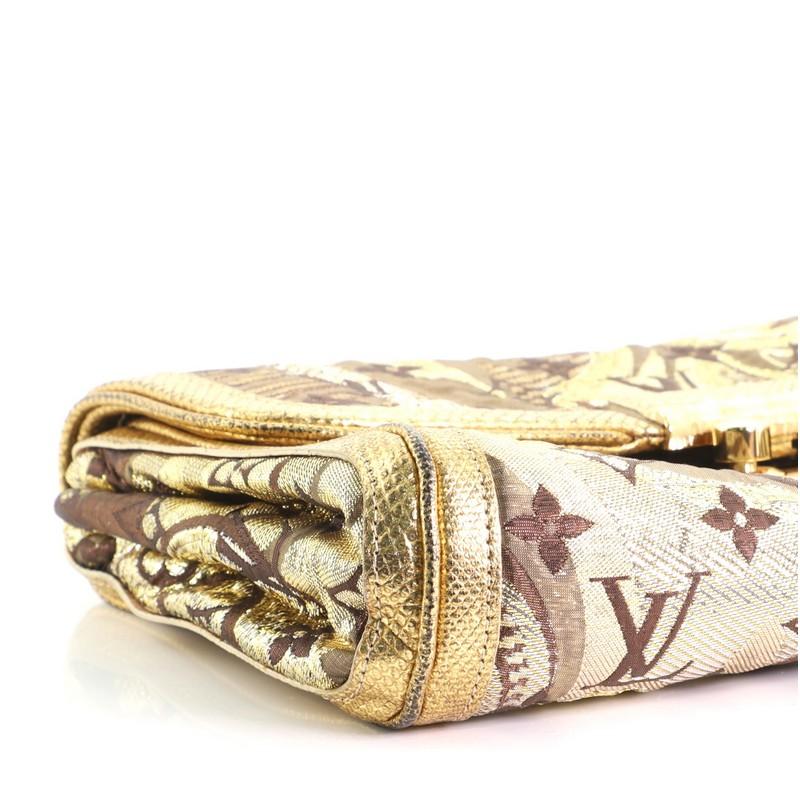 Louis Vuitton Thalie Clutch Brocade Monogram 2