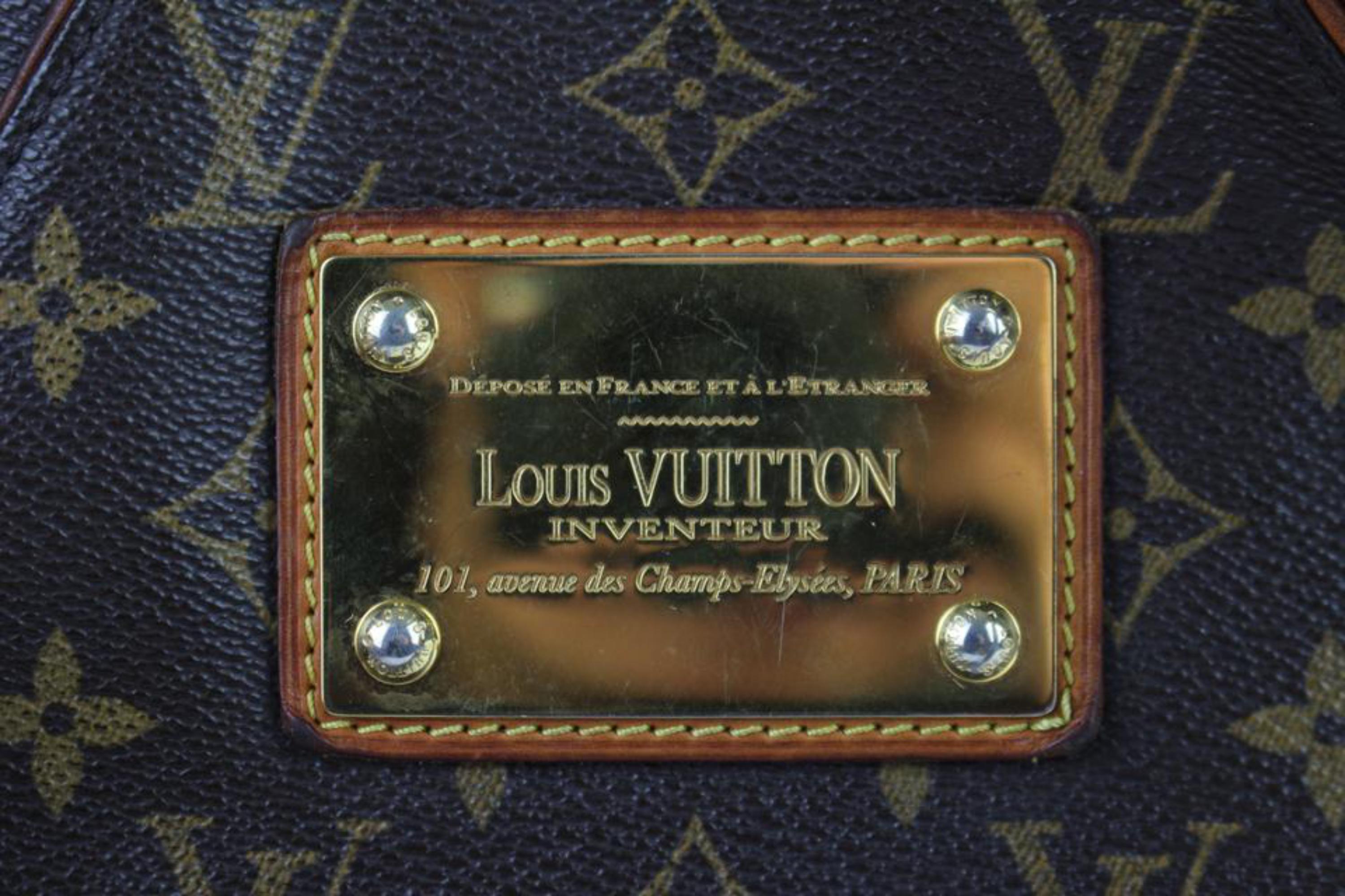 Louis Vuitton Thames Hobo Monogram Pm 10le0104 Brown Coated Canvas Shoulder Bag For Sale 1
