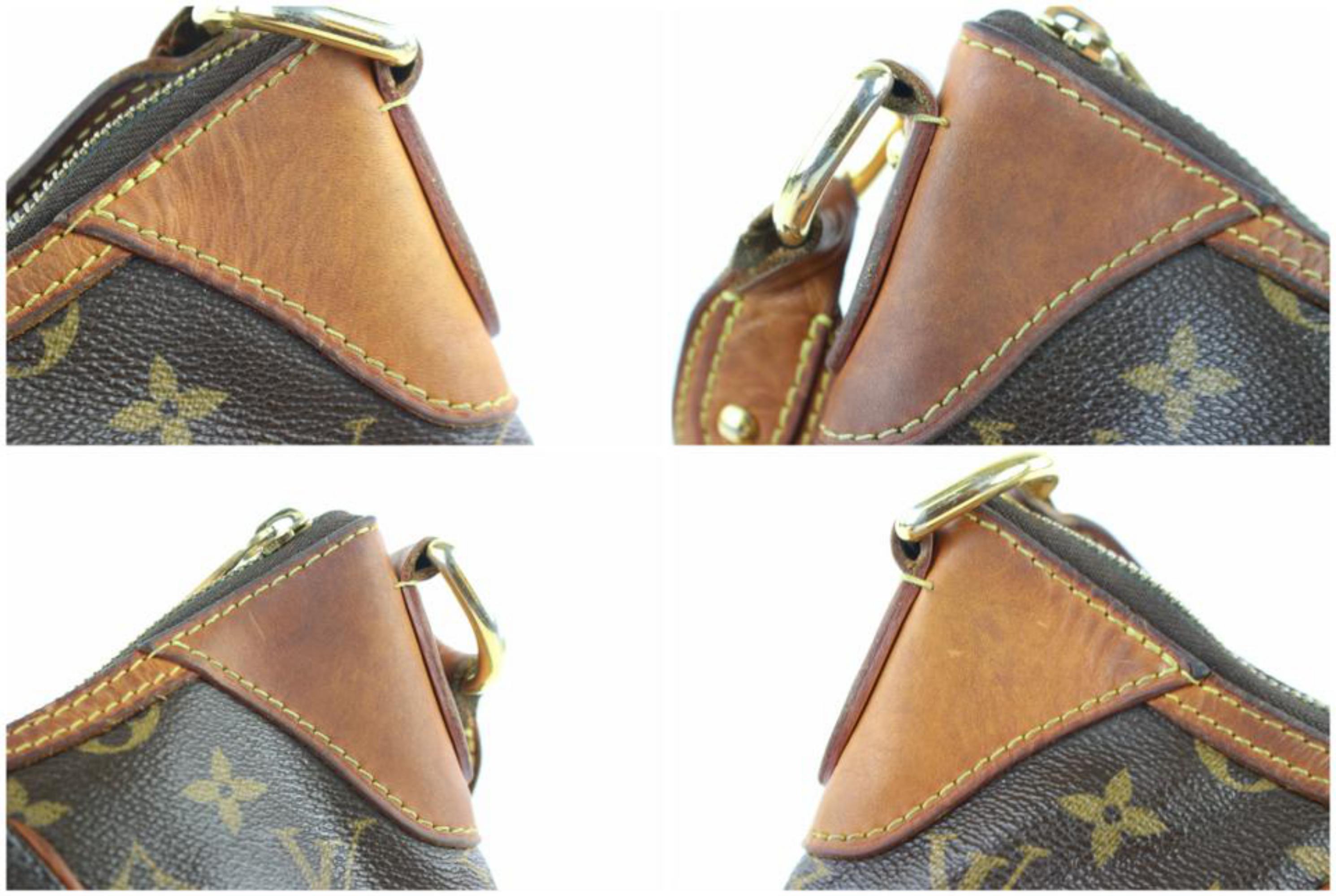 Louis Vuitton Thames Hobo Monogram Pm 10le0104 Brown Coated Canvas Shoulder Bag For Sale 2