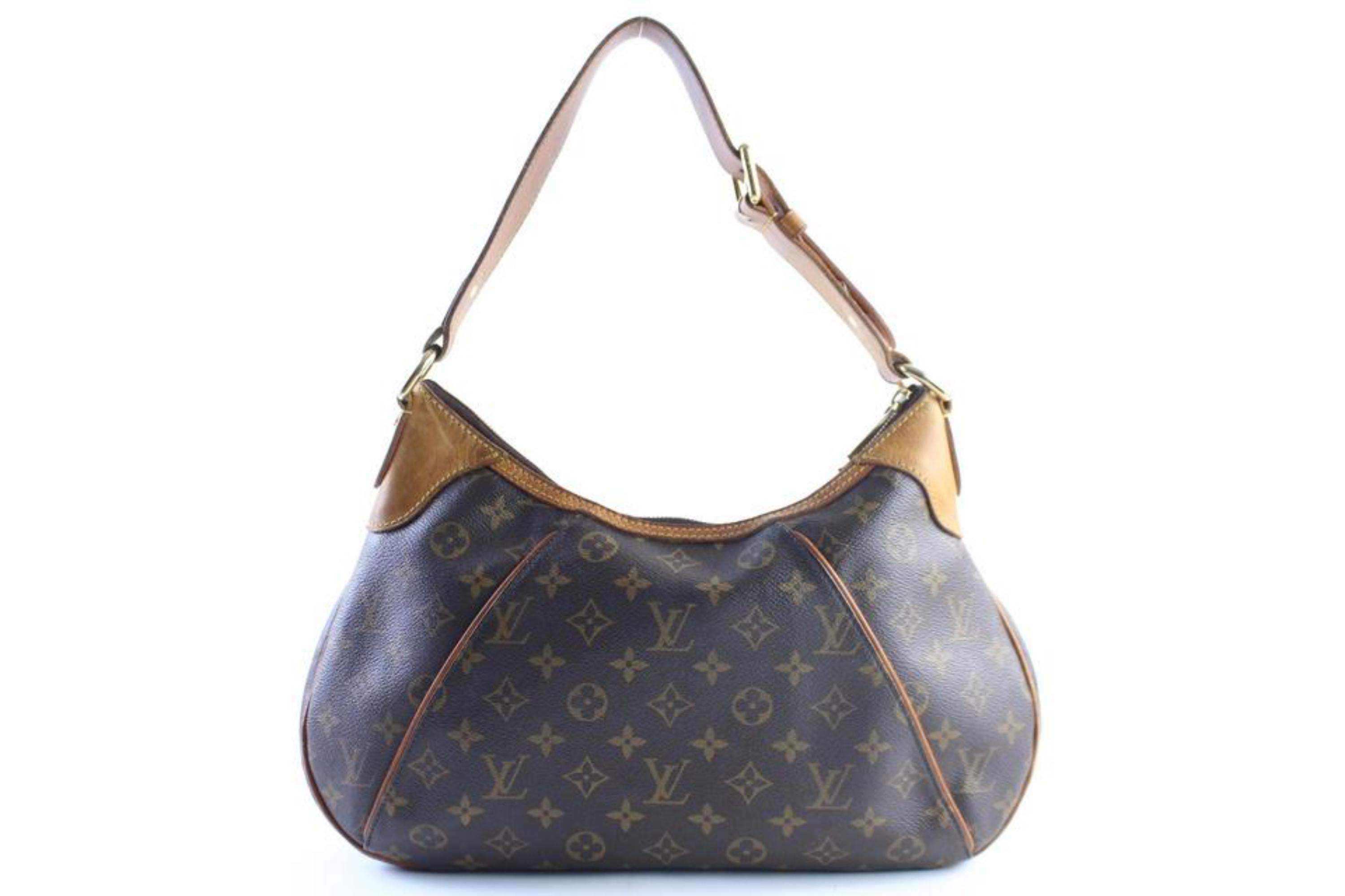 Louis Vuitton Thames Monogram Gm 32lr0501 Brown Coated Canvas Shoulder Bag For Sale 3