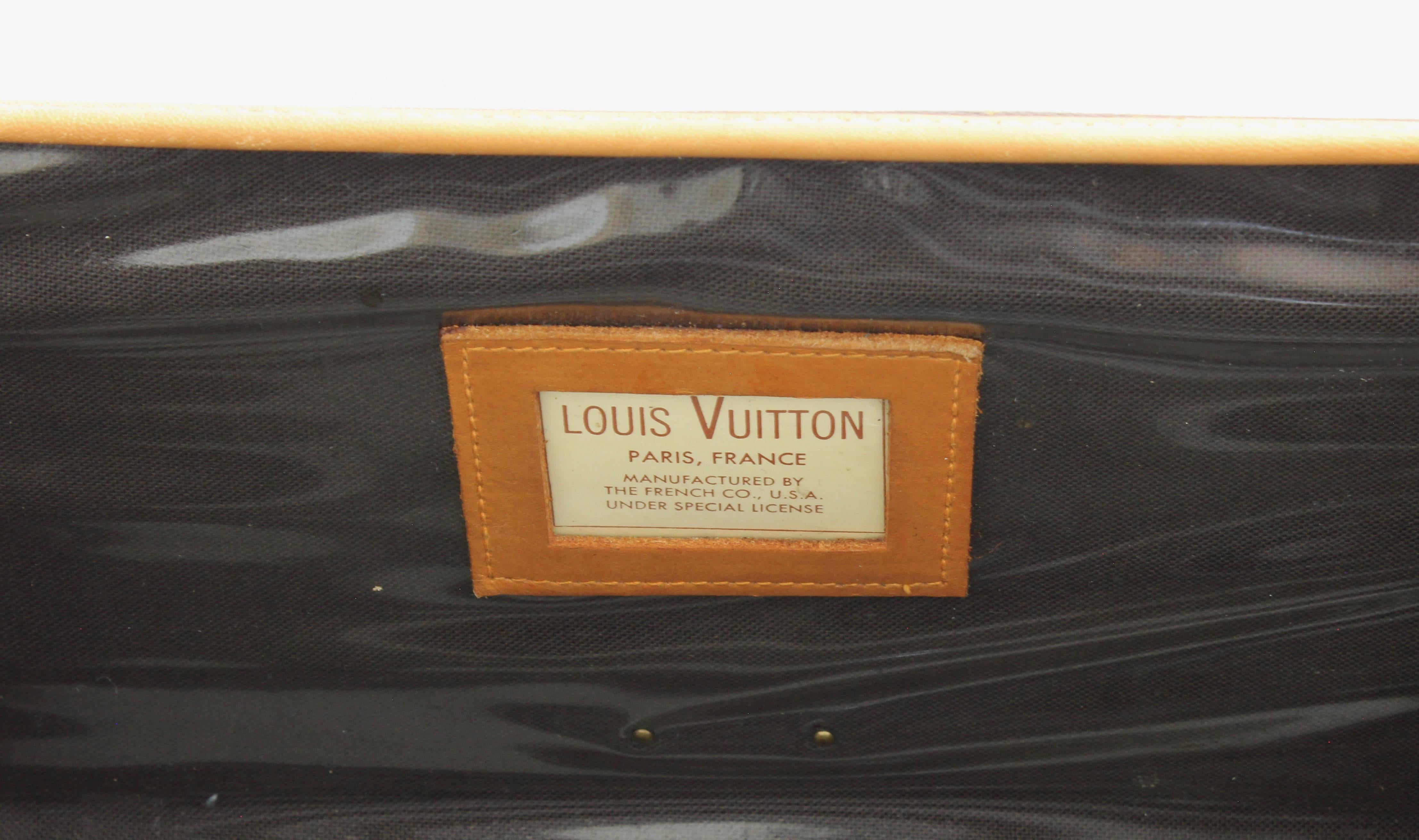 Louis Vuitton The French Co. Saks Monogram Train Case Vanity Travel Bag, 1970s   9