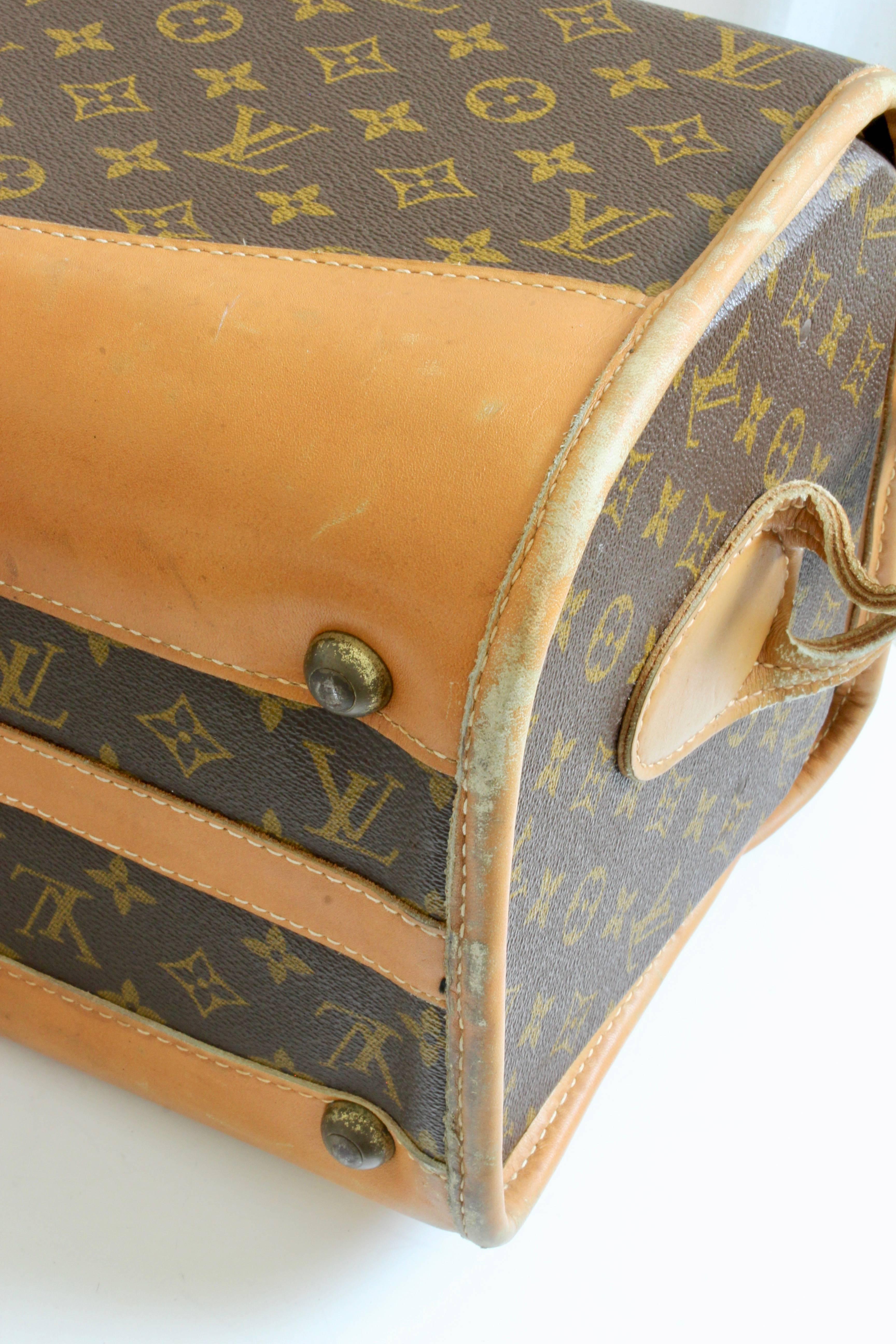 Louis Vuitton The French Co. Saks Monogram Train Case Vanity Travel Bag:: 1970er Jahre 3