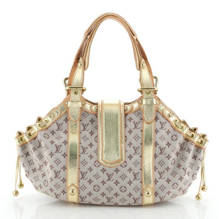 Louis Vuitton Theda Handbag Mini Lin GM For Sale at 1stdibs