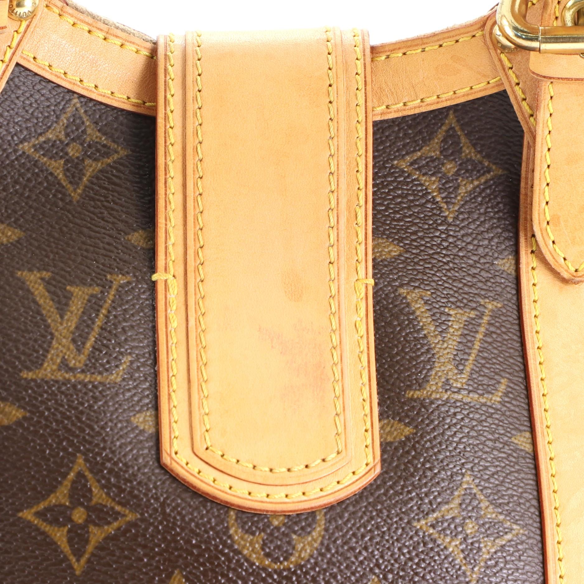 Louis Vuitton Theda Handbag Monogram Canvas GM 1