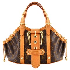 Louis Vuitton Theda Handtasche mit Monogramm aus Segeltuch GM