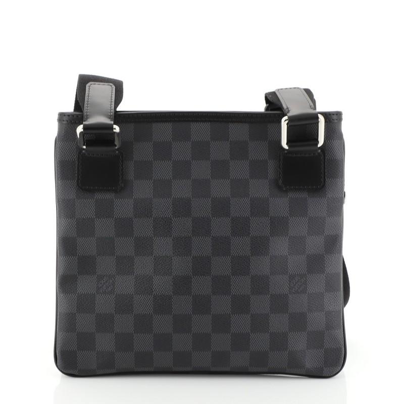 Black Louis Vuitton Thomas Handbag Damier Graphite 
