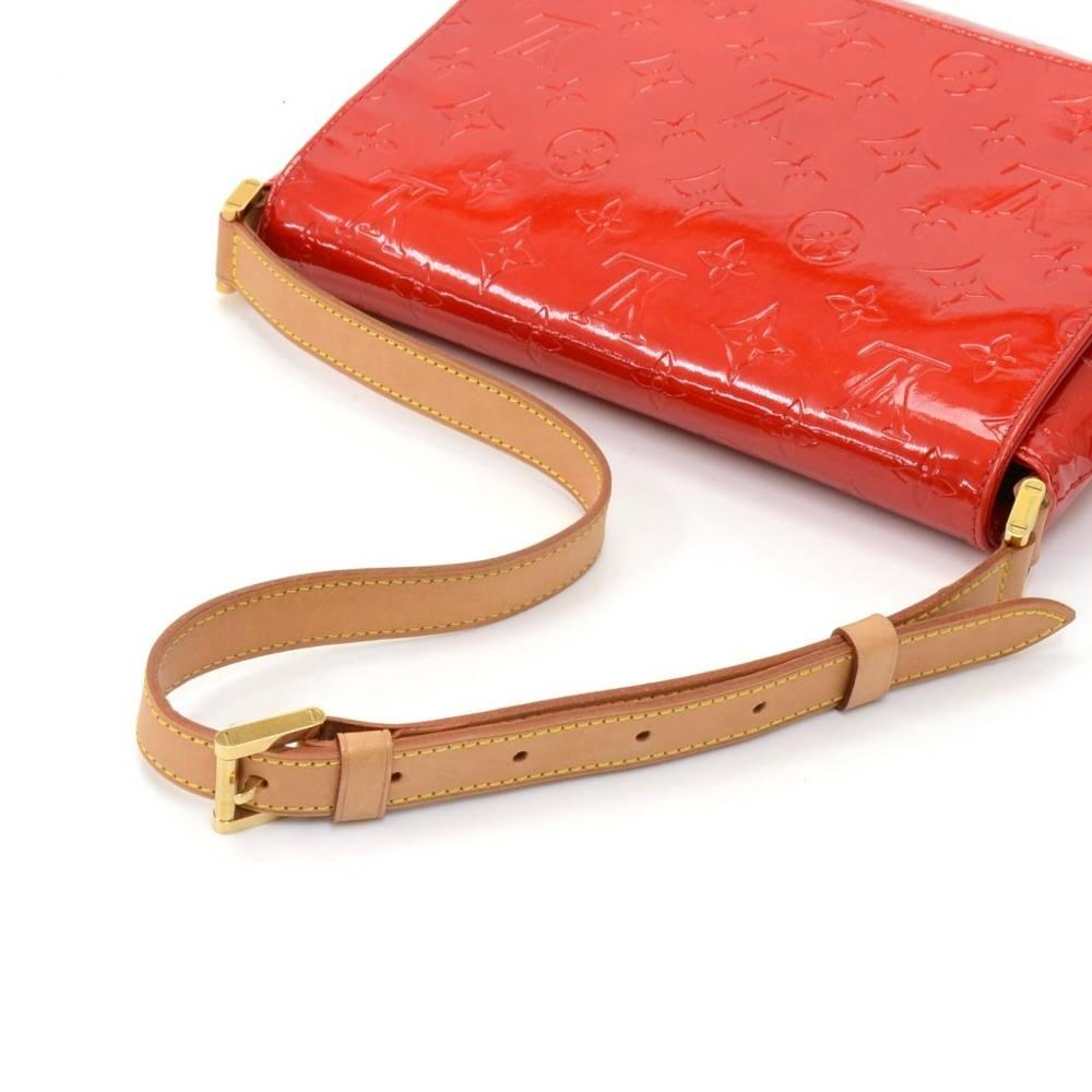 Louis Vuitton Thompson Street Red Vernis Leather Shoulder Bag  2