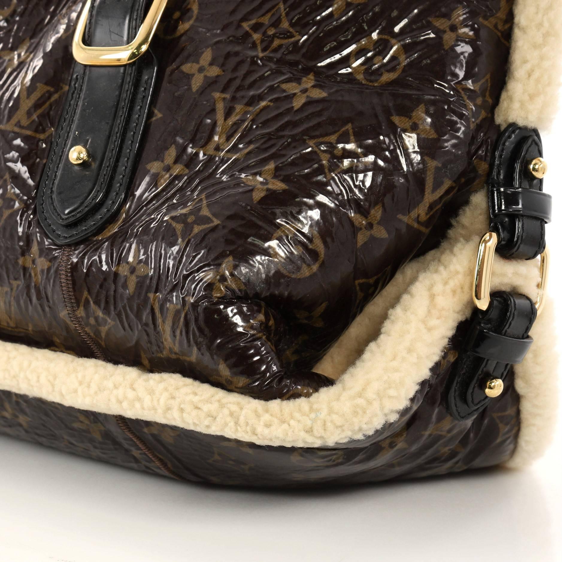 Louis Vuitton Thunder Handbag Limited Edition Monogram and Shearling 1