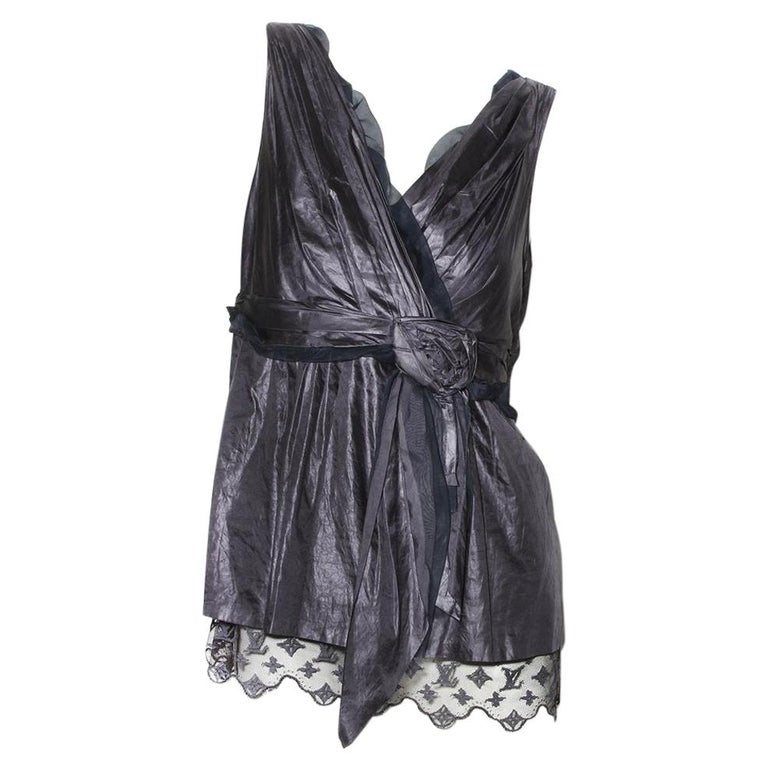 Louis Vuitton Tie Blouse SS2004 For Sale at 1stDibs