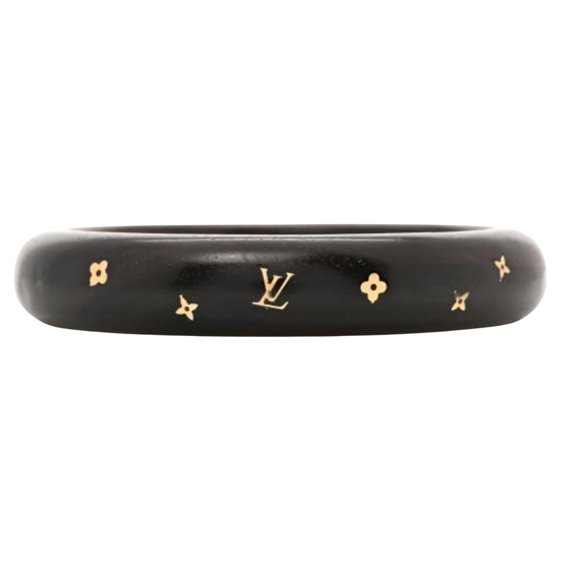 LOUIS VUITTON Bracelet en laiton Wood Wood Sylvania en vente