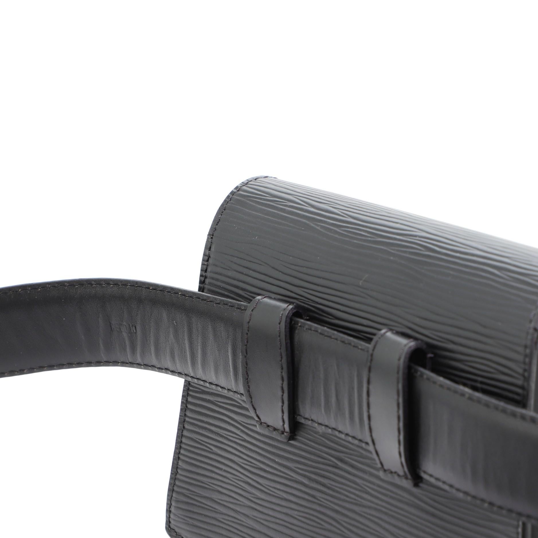 Black Louis Vuitton Tilsitt Bum Bag Epi Leather