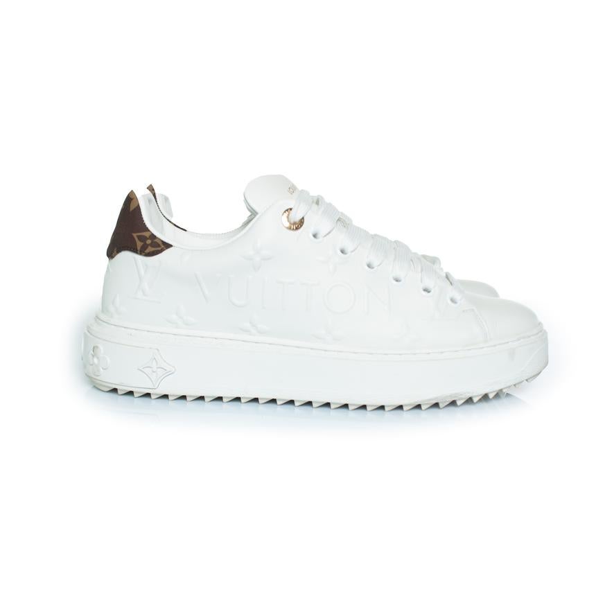Women's Louis Vuitton, time out sneakers in white