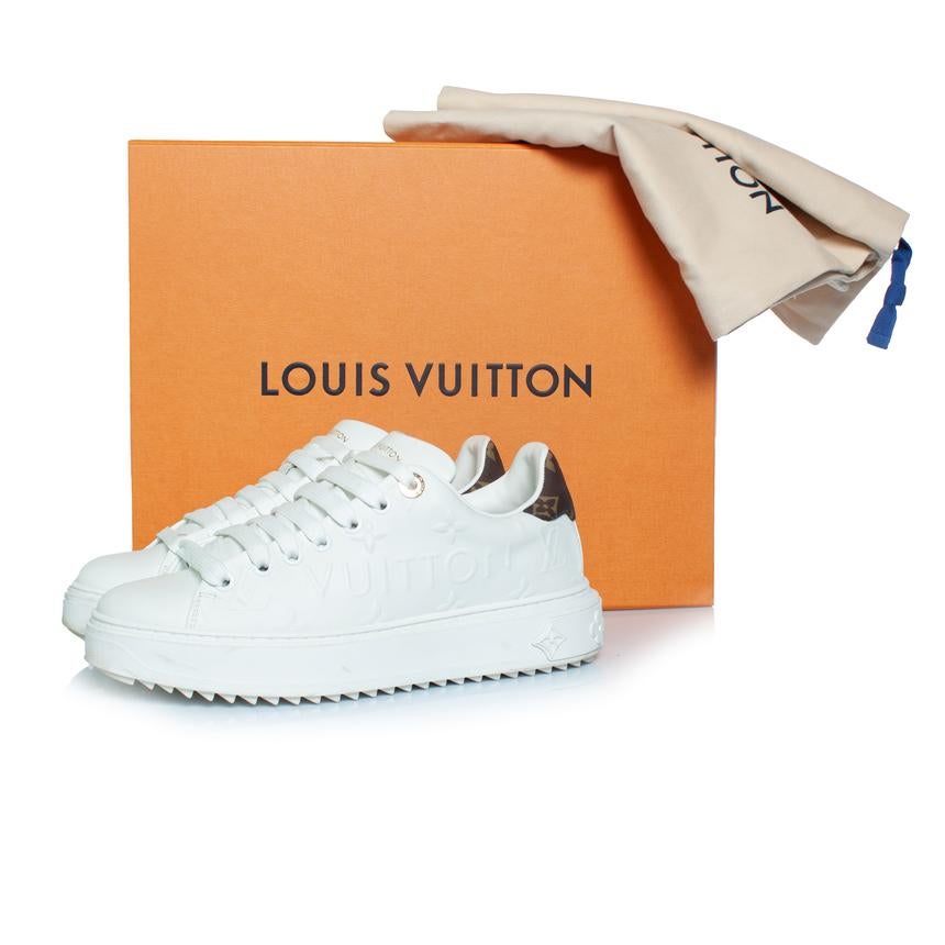 Louis Vuitton, time out sneakers in white 4