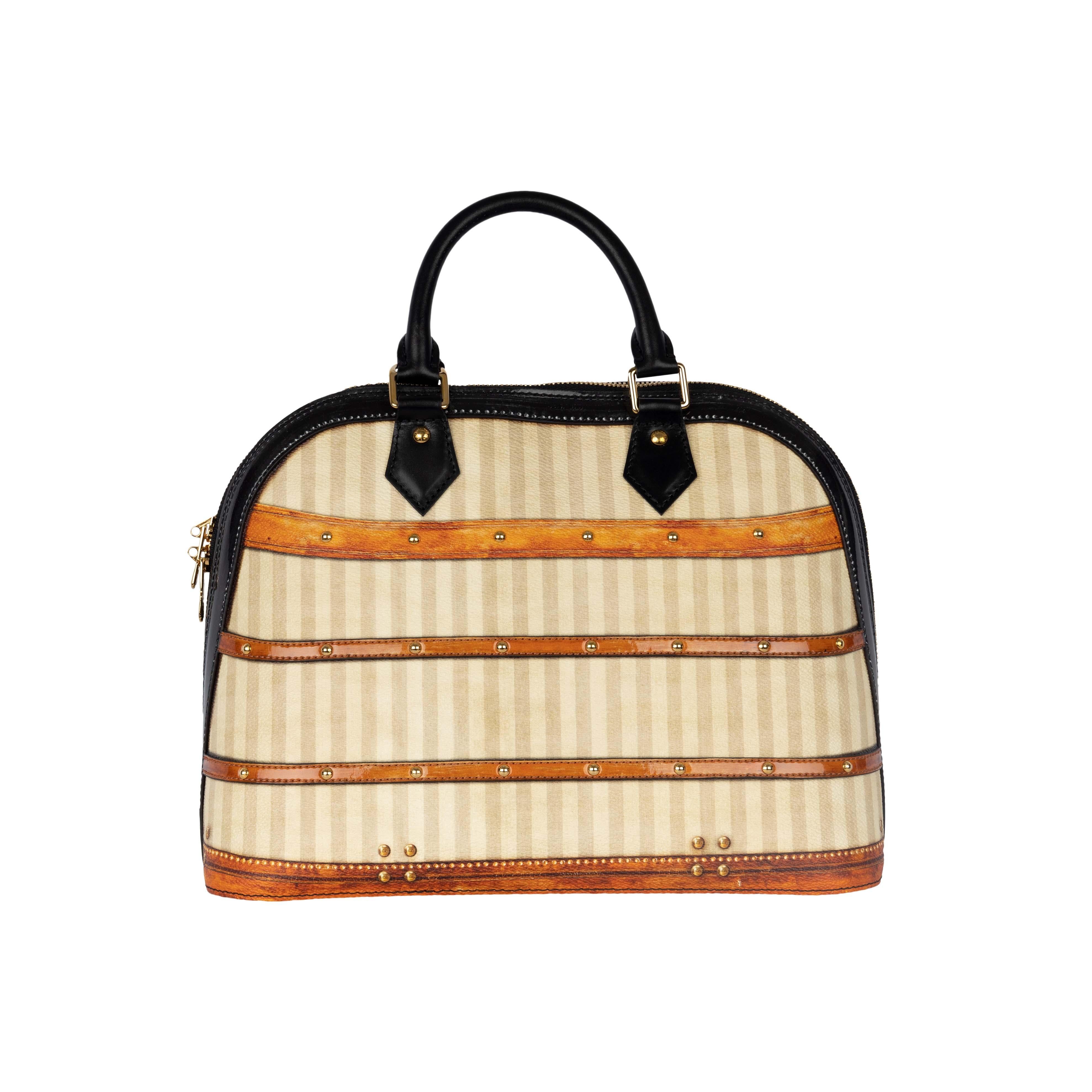 Louis Vuitton, Bags, Gentle Used Lv Damier Azur Limited Alma Bb