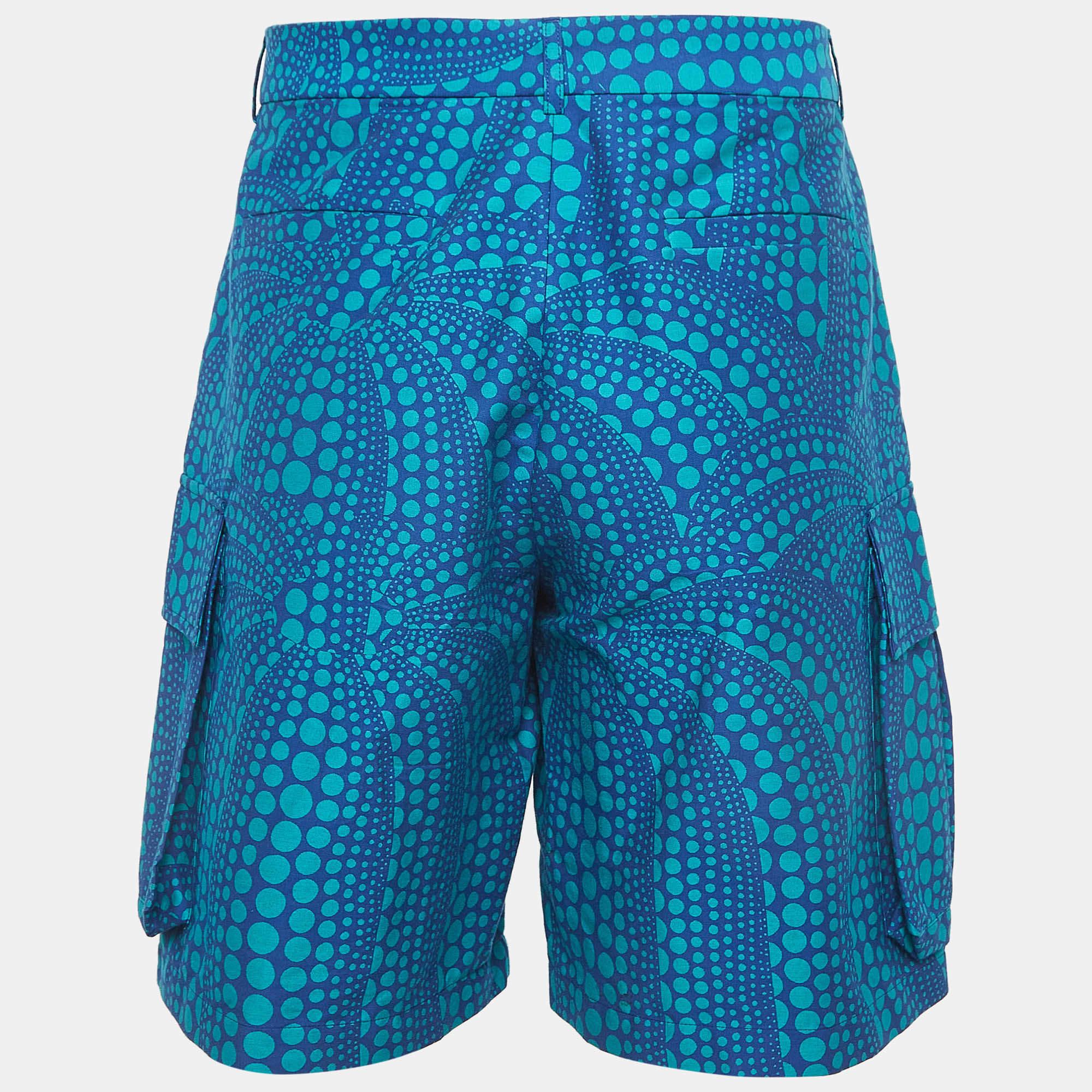 In collaboration with famed Japanese artist Yayoi Kusama Louis Vuitton released a line of rare designs in 2012. The collection was dominated by polka dots and it definitely was not for the faint hearted. This pair of shorts is from that limited