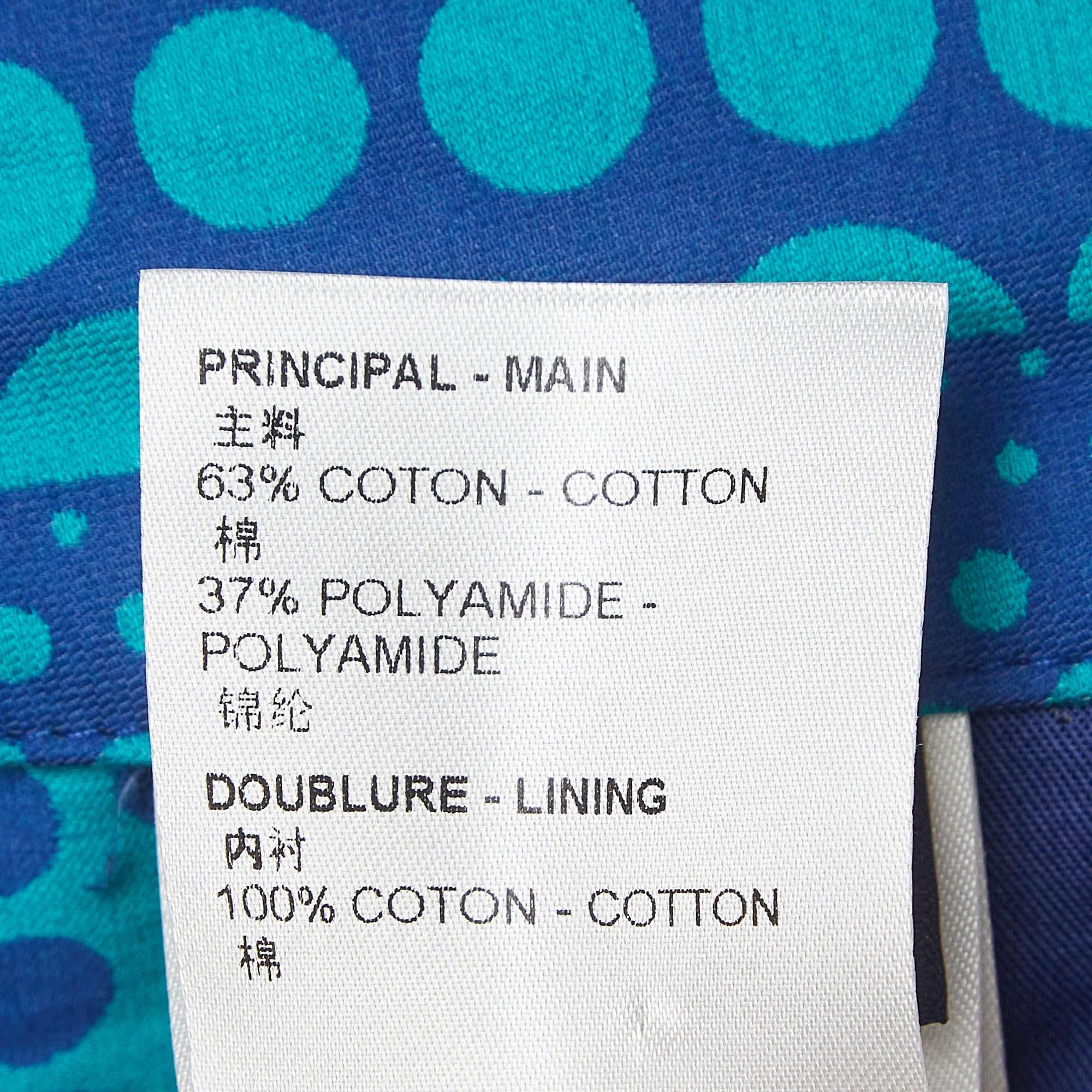 Louis Vuitton × Yayoi Kusama Blue Printed Cargo Shorts L 3