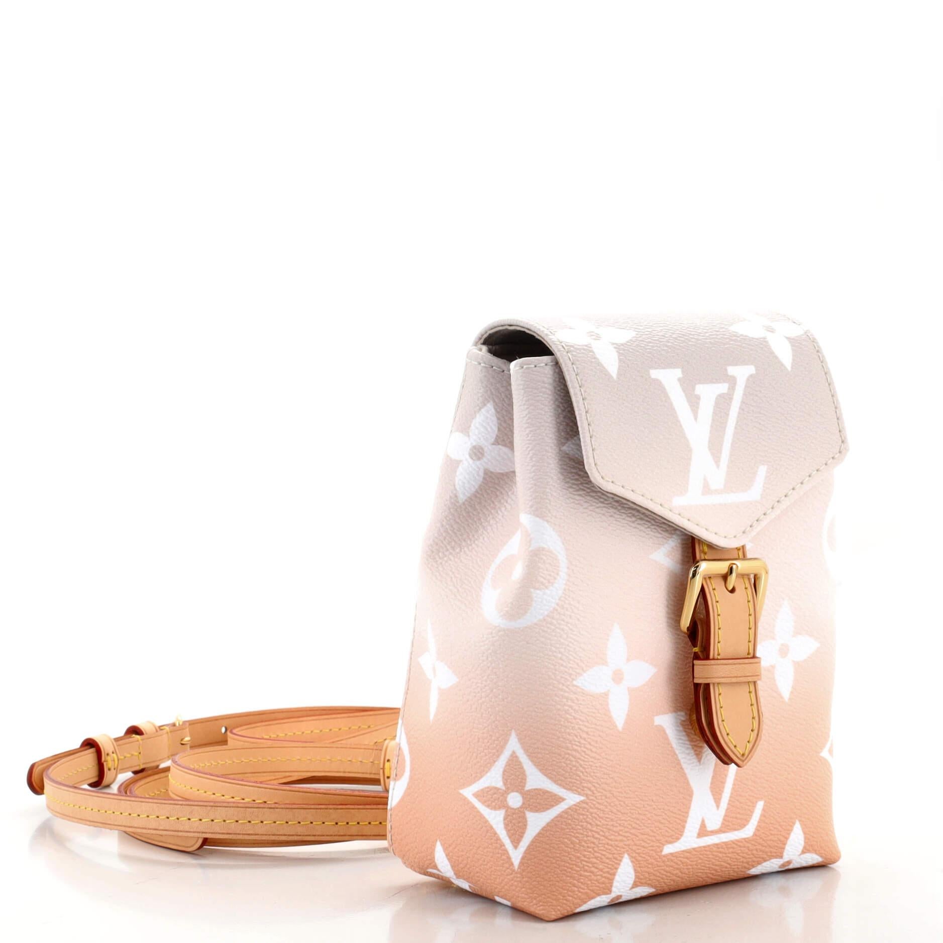 Beige Louis Vuitton Tiny Backpack By The Pool Monogram Giant