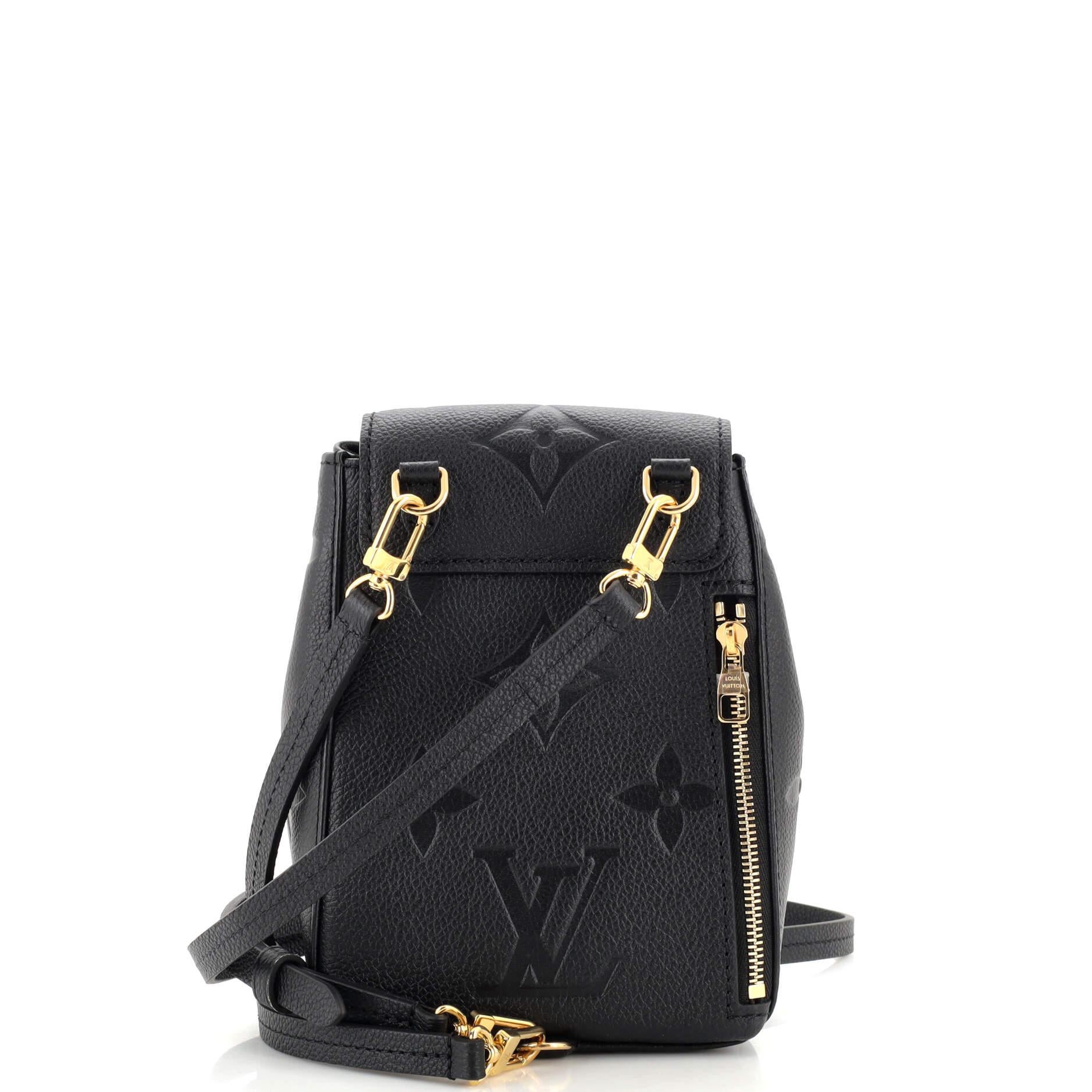 Louis Vuitton Tiny Backpack Monogram Empreinte Giant In Good Condition In NY, NY