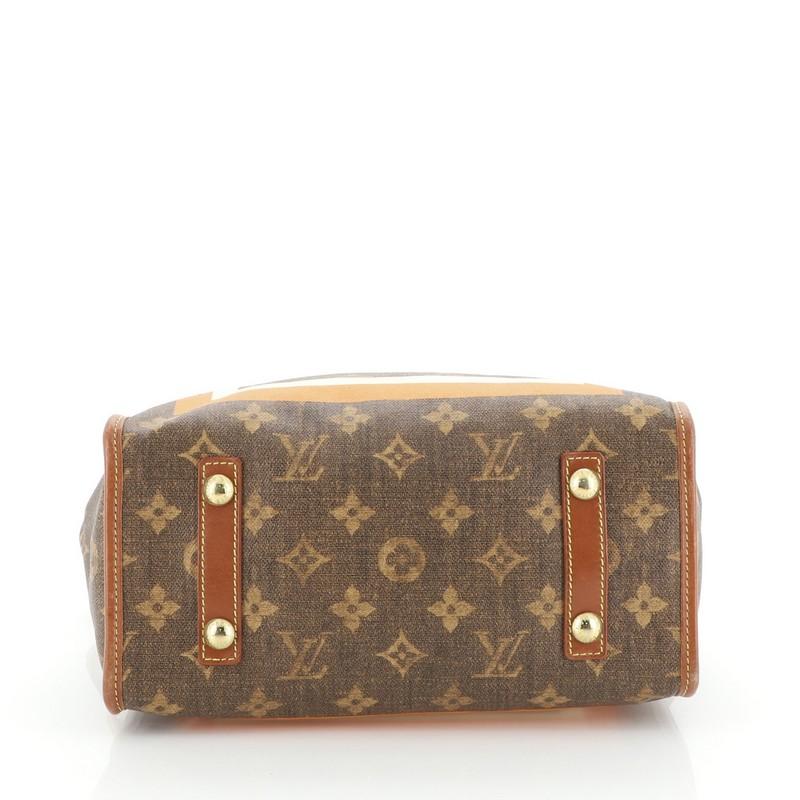 Women's or Men's Louis Vuitton Tisse Sac Handbag Limited Edition Monogram Rayures PM