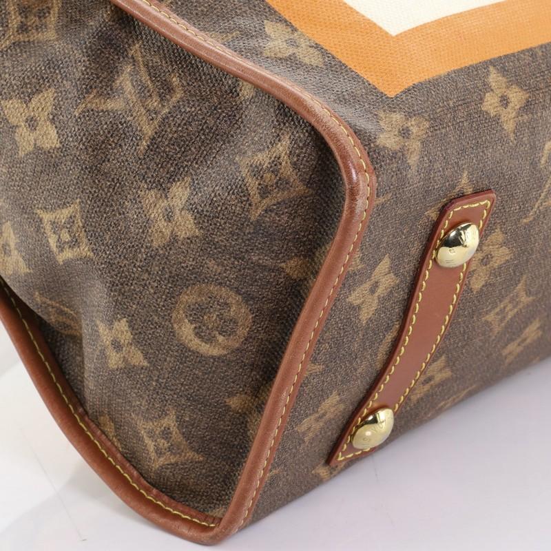 Louis Vuitton Tisse Sac Handbag Limited Edition Monogram Rayures PM 2