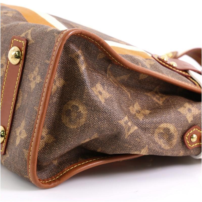 Louis Vuitton Tisse Sac Handbag Limited Edition Monogram Rayures PM  3