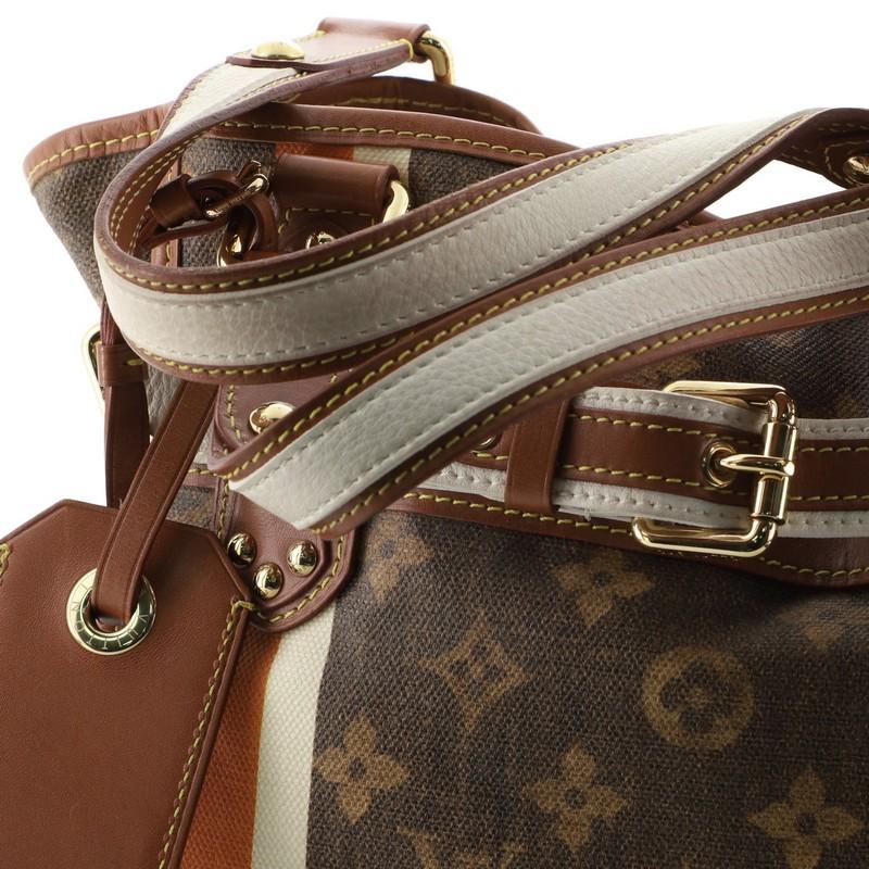 Louis Vuitton Tisse Sac Handbag Limited Edition Monogram Rayures PM 3