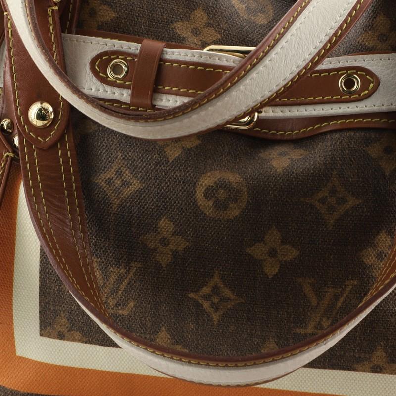 Louis Vuitton Tisse Sac Handbag Limited Edition Monogram Rayures PM 4