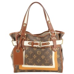 Louis Vuitton Tisse Sac Handbag Limited Edition Monogram Rayures PM