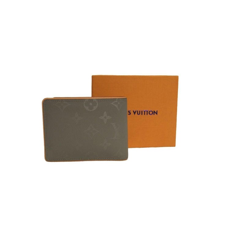 Louis Vuitton Titanium Monogram Mens Multiple Wallet