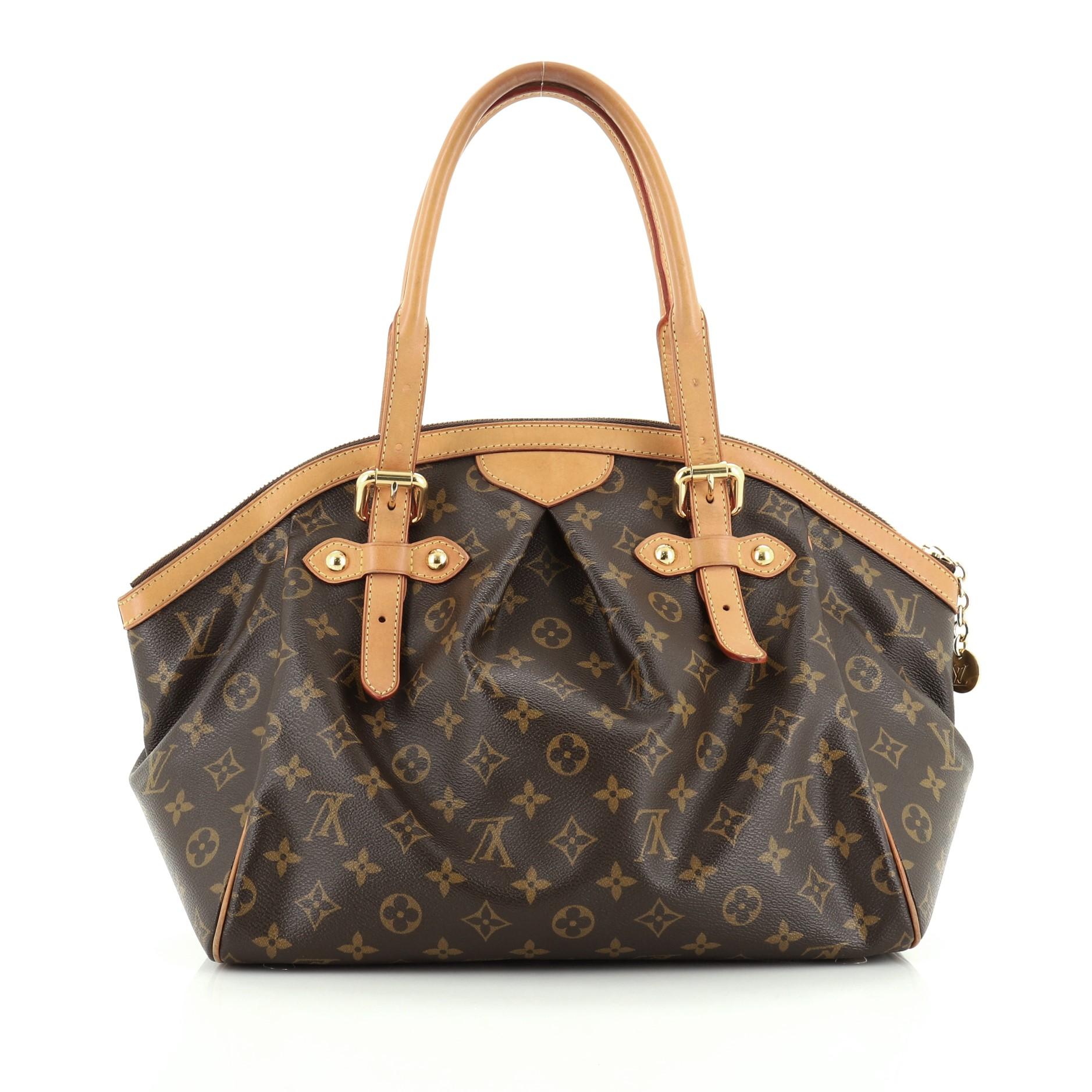 Brown Louis Vuitton Tivoli Handbag Monogram Canvas GM