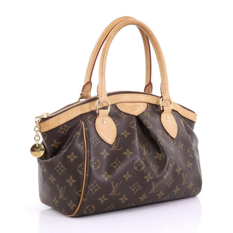 Black Louis Vuitton Tivoli Handbag Monogram Canvas PM