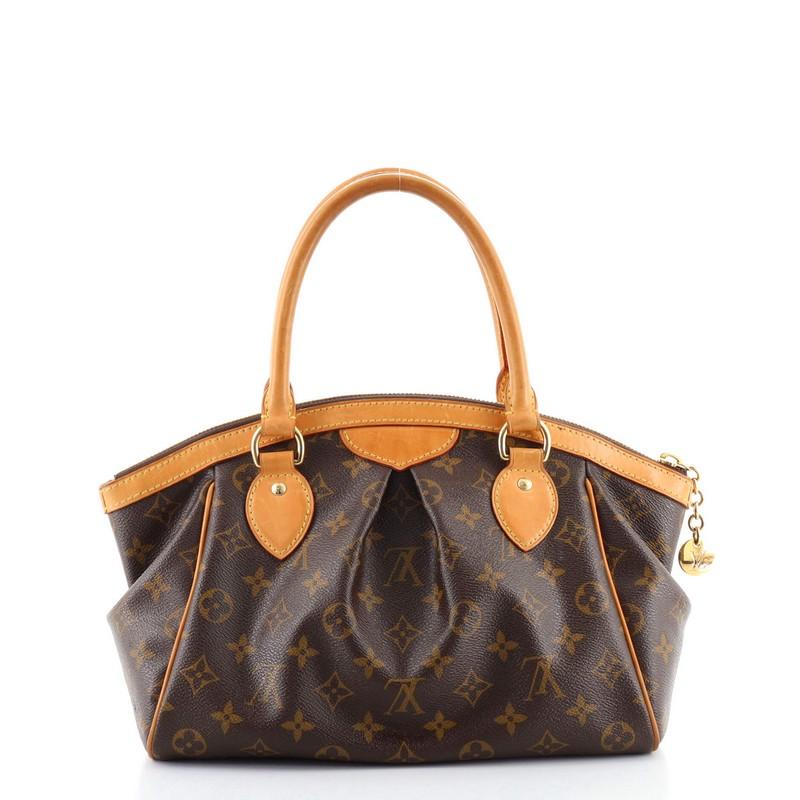 Brown Louis Vuitton Tivoli Handbag Monogram Canvas PM