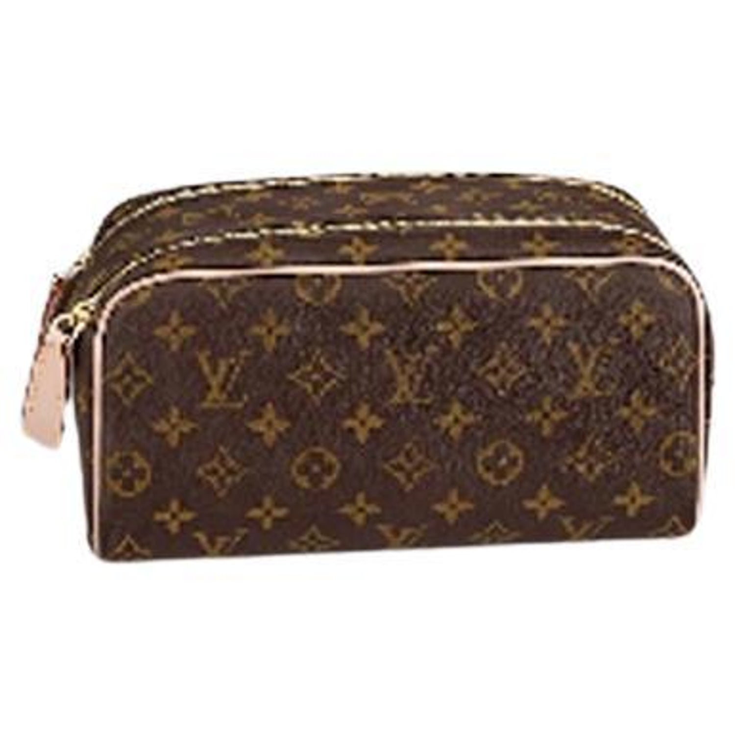 Louis Vuitton Toiletry Pouch On Chain Black in Lotus Cotton with Gold-tone  - US