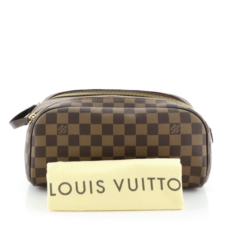 Louis Vuitton - King Size Toiletry Bag Damier Ebene Canvas