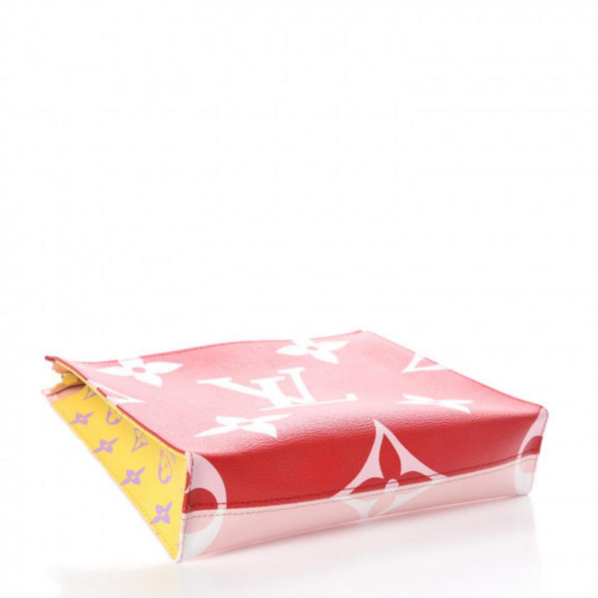Louis Vuitton Toiletry Poche (Ultra Rare) Giant 26 Rouge Pink 870611 Clutch For Sale 2