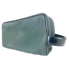 Louis Vuitton Toiletry Pouch Cosmetic Case Trousse Palana Taiga 40la530 Green