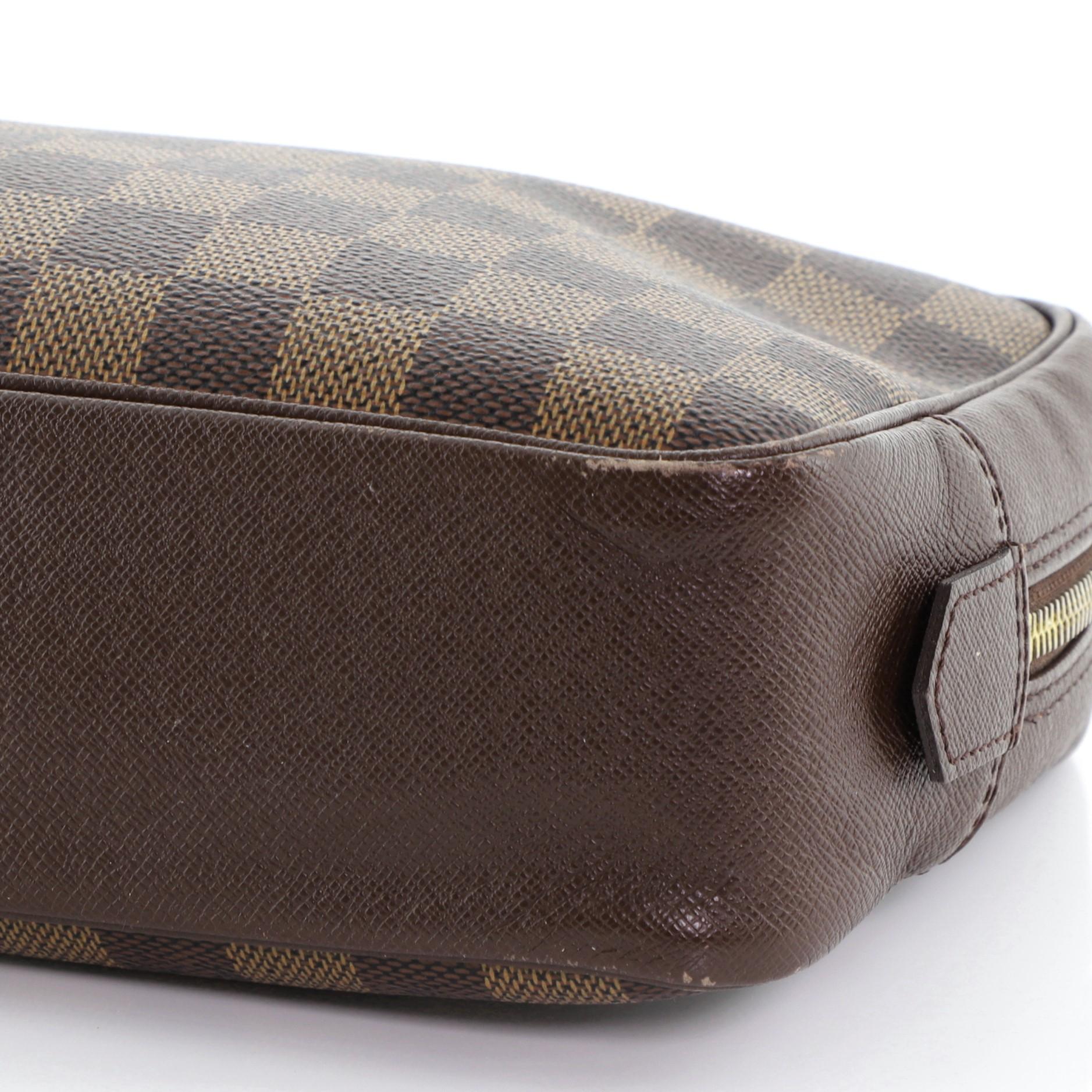 Louis Vuitton Toiletry Pouch Damier GM In Fair Condition In NY, NY
