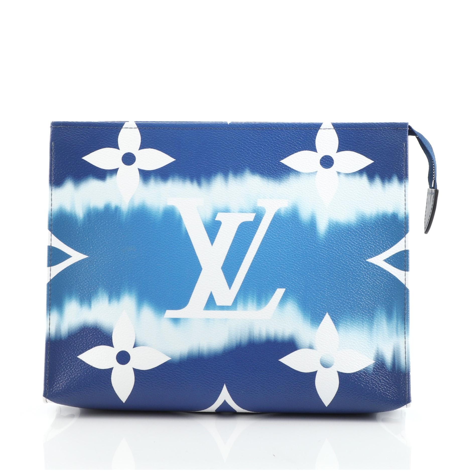 Louis Vuitton Toiletry Pouch Limited Edition Escale Monogram Giant 26 In Good Condition In NY, NY