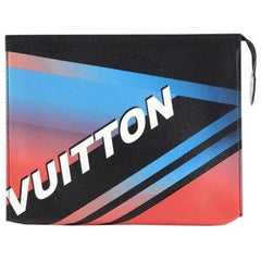 Louis Vuitton - Pochette de toilette en cuir de course en édition limitée 26