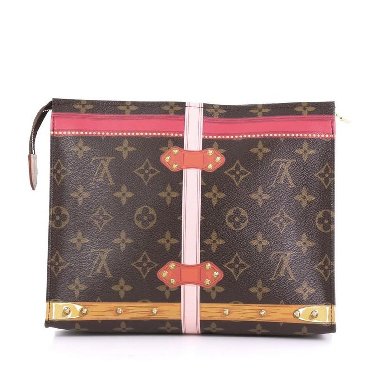 Louis Vuitton Toiletry Pouch Limited Edition Summer Trunks Monogram Canvas 26 at 1stdibs