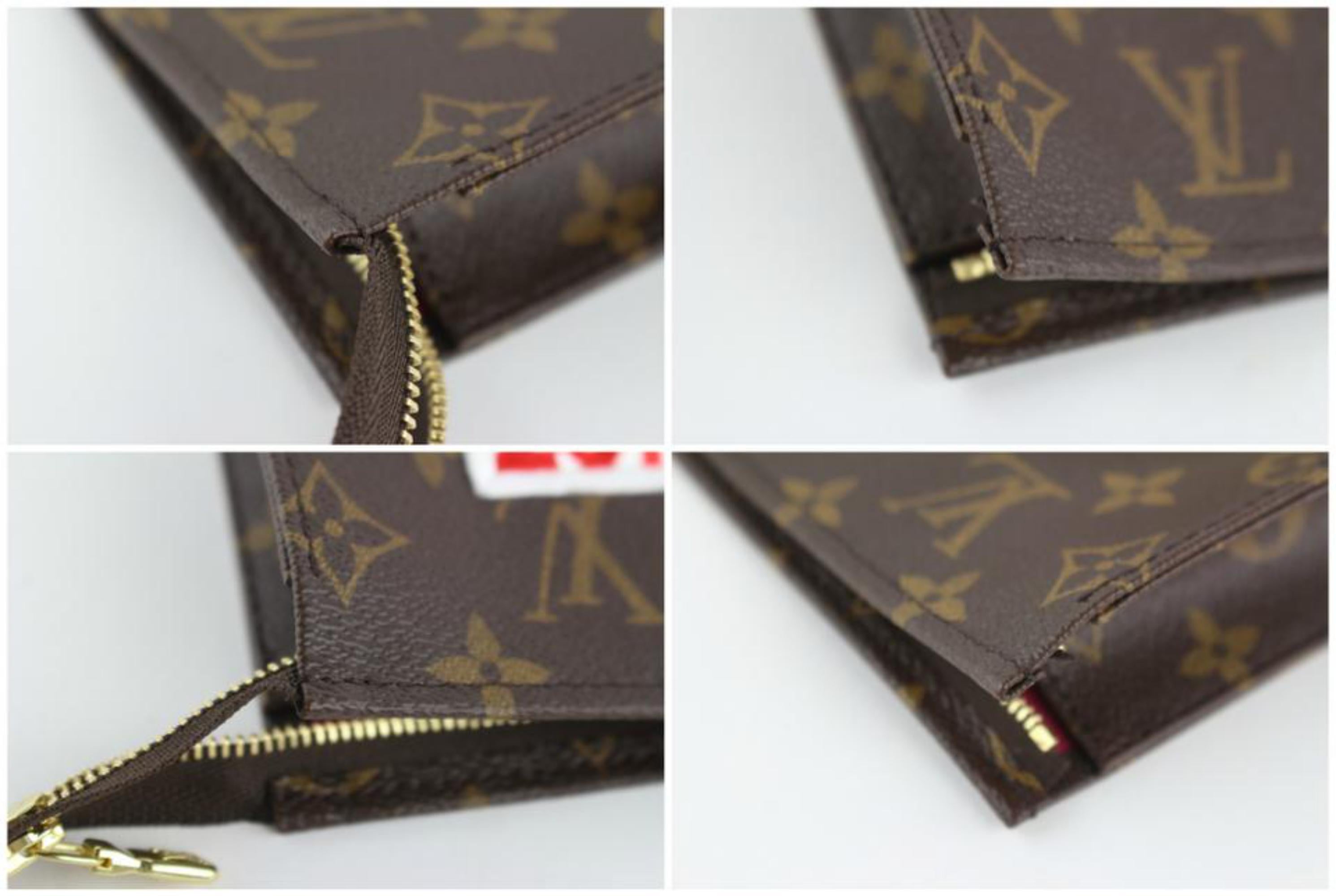 Louis Vuitton Toiletry Pouch Poche Stories Monogram Patches 26 Toieltte 1lz0925  For Sale 5