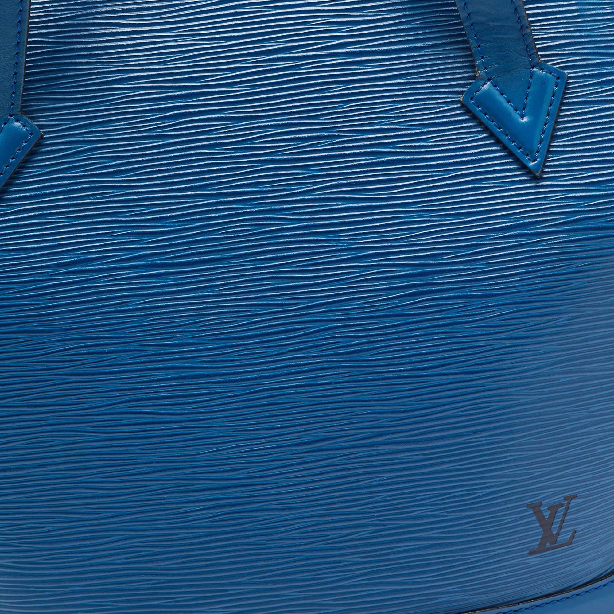 Louis Vuitton Toledo Blue Epi Leather Saint Jacques PM Bag 6