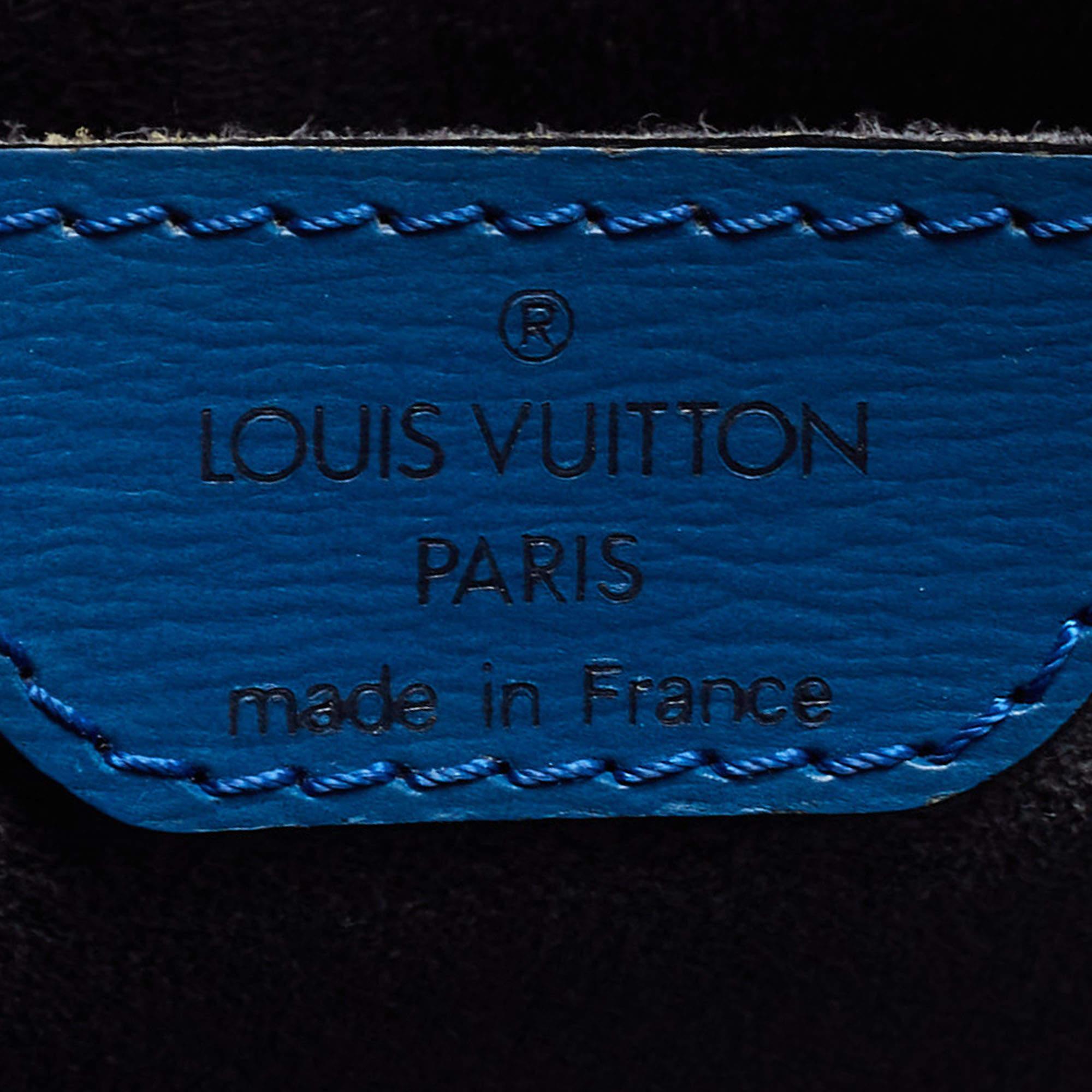 Louis Vuitton Toledo Blue Epi Leather Saint Jacques PM Bag 14