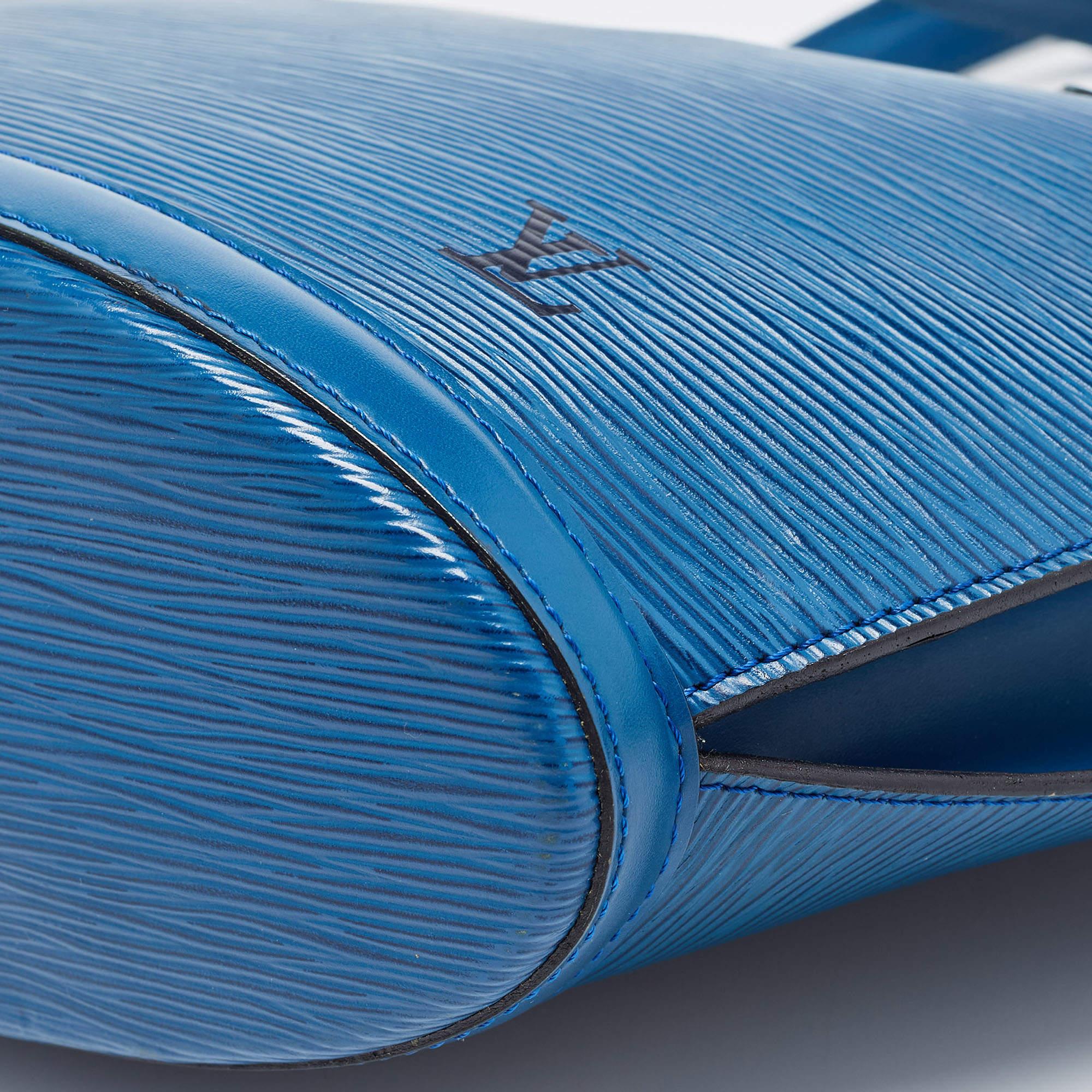 Louis Vuitton Toledo Blue Epi Leather Saint Jacques PM Bag 16