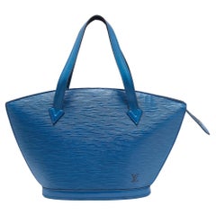 Retro Louis Vuitton Toledo Blue Epi Leather Saint Jacques PM Bag