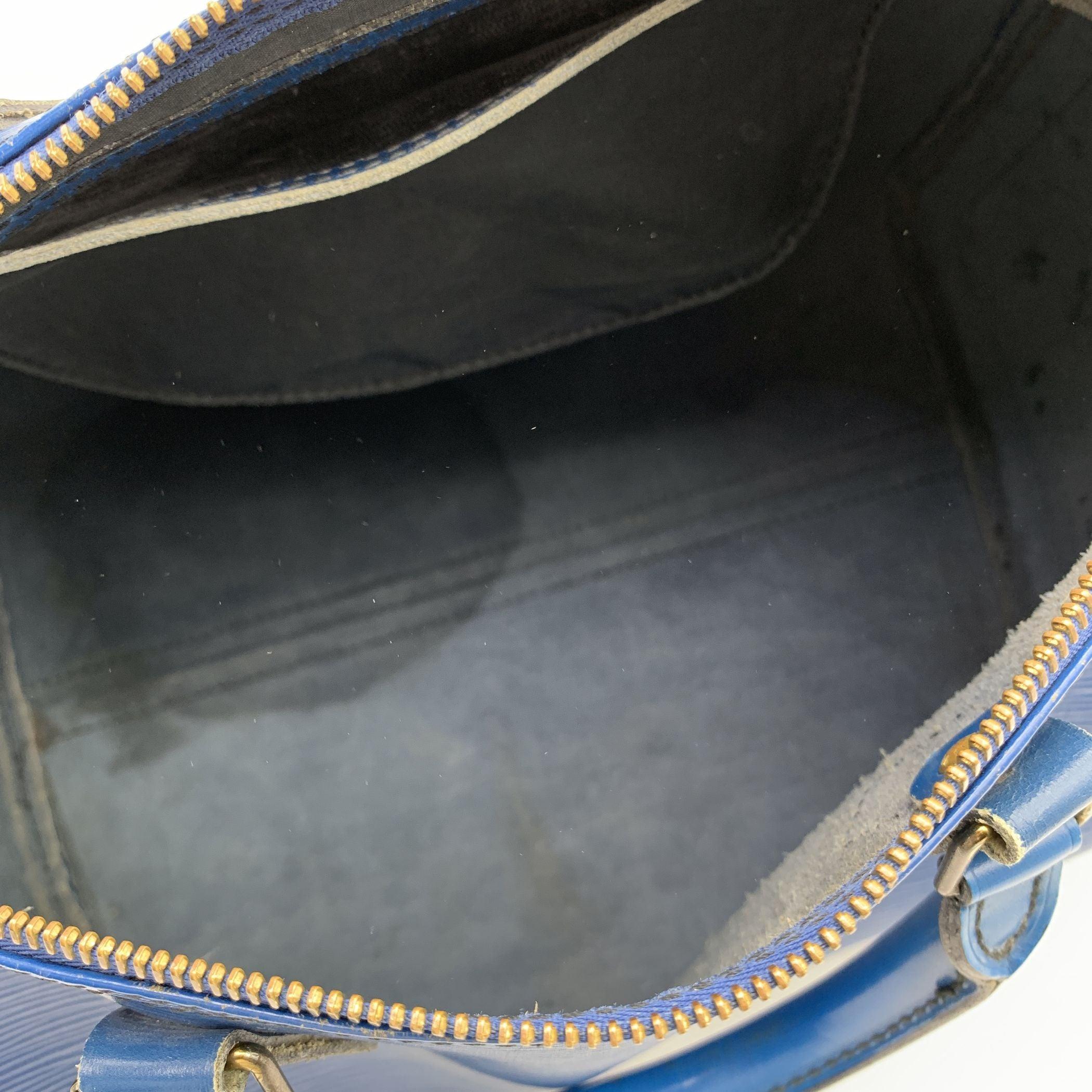 Bolso Louis Vuitton Toledo Azul Epi Piel Speedy 30 Boston Bag 1
