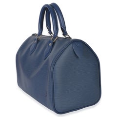 Louis Vuitton Toledo Blue Epi Speedy 25