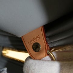 Louis Vuitton Tompkins Green-silver Square Boston Gm 869946 Green Patent Leather