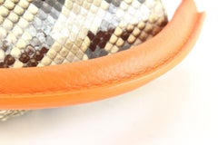 Louis Vuitton Topaze Imperiale Capucines Mini Orange Taurillon Python 3LK0228